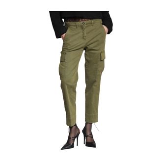 Mason's Dames, Broeken, Groen, Maat: 2XS Gabardine