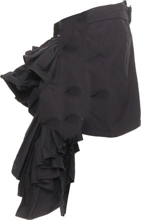 Yohji Yamamoto Black Ruffle Skirt