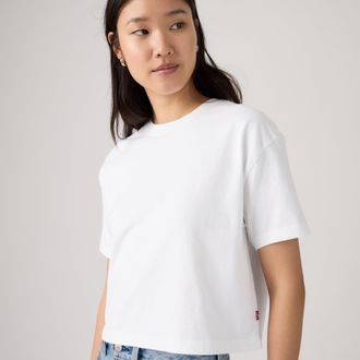 Levi's Cropped Anyday Tee - Womens - XL - White