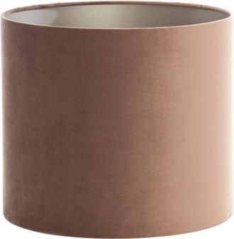 Light & Living Light & Living - paralume - Velours - marrone - tessile - Ø 35cm
