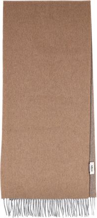 Altea Brown Grey Dual-Tone Rectangular Cashmere Scarf