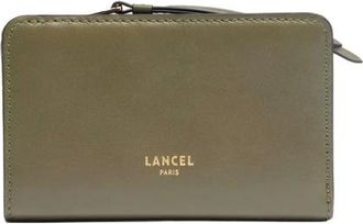 Lancel Cartera compacta rectangular con cremallera - Accessories - Mujer - Verde - ONE SIZE