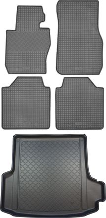 OEM Bmw Serie 3 Gran Turismo F34 Hatchback (5 Puertas) Desde Junio De 2013. Juego De Alfombrillas De Goma Para Coche Y Alfombrilla Para Maletero