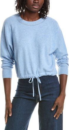 Isla Daria Tie Hem Cashmere Sweatshirt
