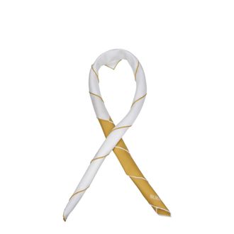 Burberry Foulard Frauen Seidengelb/Birne