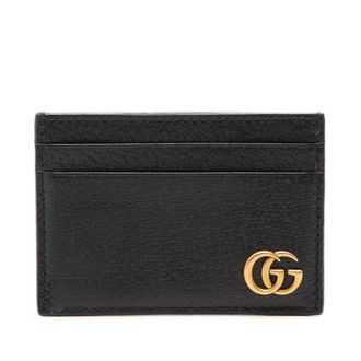 Gucci Pre-owned Gucci GG Marmont Leather Card Holder Unisex RLX4MC29BCEP6IG2
