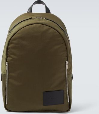 Jil Sander Leather-trimmed backpack