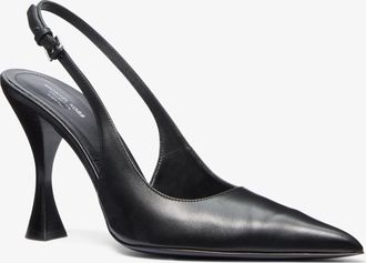 Michael Kors Isabella Leather Slingback Pump