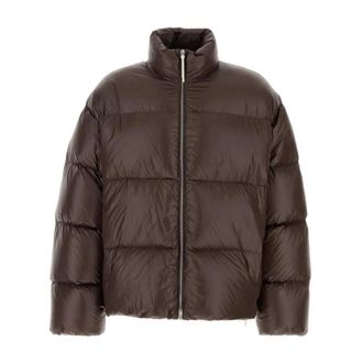 Jil Sander Heren, Jassen, Bruin, Maat: XL Poliester