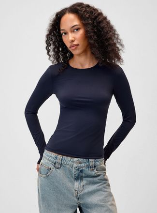 Twik Womens Ultra-fitted microfibre long-sleeve T-shirt