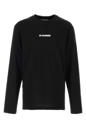 Jil Sander Black Cotton T Shirt
