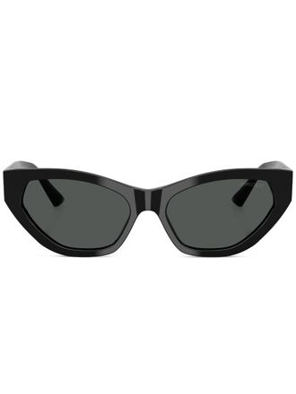 Jimmy Choo Eyewear Zonnebril met cat-eye montuur - Zwart