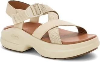 Chaco Cushform Sport Sandal in Khaki at Nordstrom, Size 10