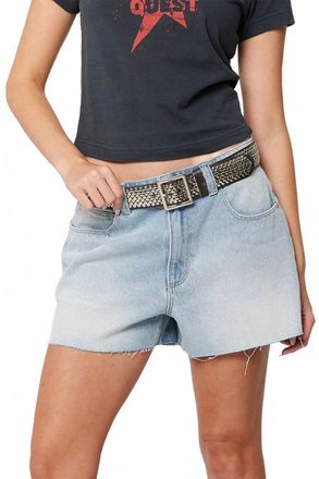 Abrand Mid Baggy Short In Light Vintage Wash