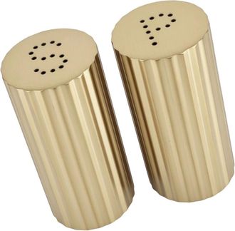 OEM Botellas Met&aacute;licas De Doble Uso Para Condimentos - Oro
