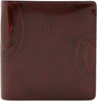Cartier Pre-owned Wallets, female, Red, Size: ONE SIZE Pre-owned Vintage Wallet
