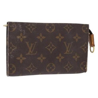 Louis Vuitton Pre-owned Clutches, female, Brown, Size: ONE SIZE Pre-owned Vintage Canvas Clutch
