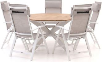 Bellagio la vita attrattiva Bellagio Avenza/Fidenza &oslash;149cm dining tuinset 6-delig verstelbaar