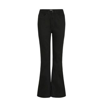 Ichi Jeans a zampa Ihtwiggy a vita alta - - Trousers - Donna - Nero - W25 L32