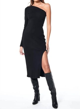Young Fabulous & Broke Gunner Midi Dress In Black