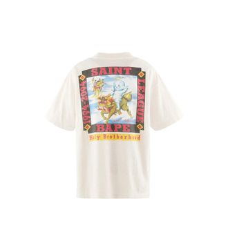 Saint Mxxxxxx Graphic Print T-Shirt - Beige