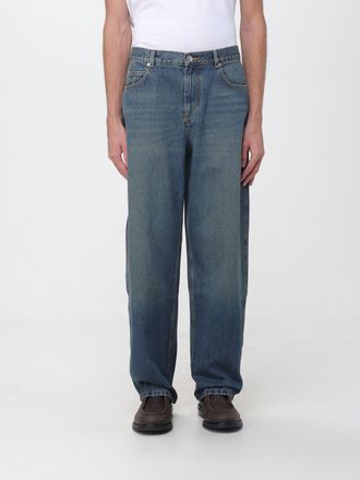 Isabel Marant Jeans Jorjey wide leg in denim di cotone blu