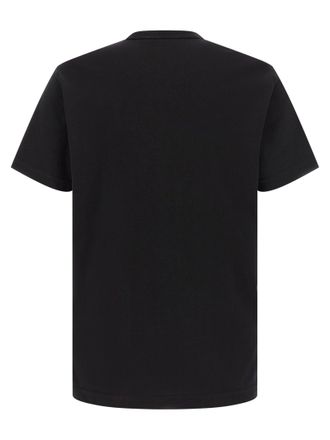 Dolce & Gabbana Logo-Embroidered Cotton T-shirt - Black