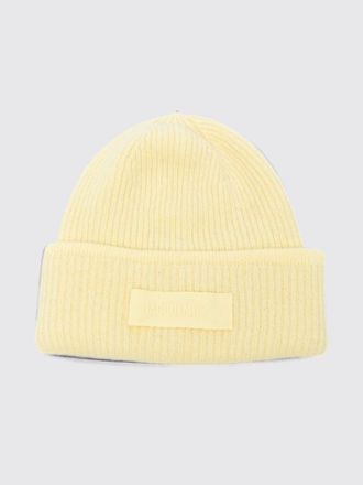 Jacquemus Berretto beanie a coste in misto lana alpaca e merino con risvolto