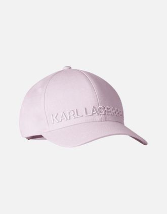 Karl Lagerfeld Mens Embroidered Logo Pink Cap - Size: ONE size
