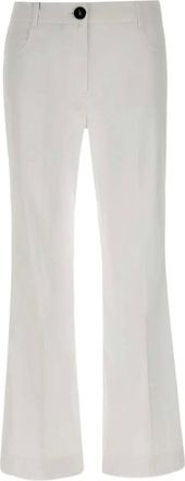 Marella Pantaloni con piega - Bianco