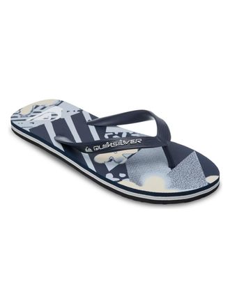 Quiksilver Sandale QUIKSILVER Molokai Art, Herren, Gr. 10 (43), schwarz 6, Obermaterial:Obermaterial: 100% Synthetik, Futter: 100% Synthetik, Laufsohle: 100% Sch