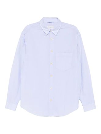 Tintoria Mattei long-sleeved cotton shirt - men - Cotton - L - Blue