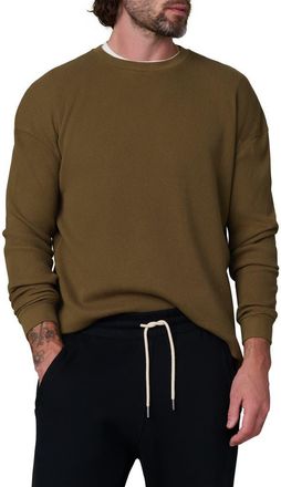 Joe's Waffle Monogram Long Sleeve T-Shirt in Beech at Nordstrom, Size Xx-Large