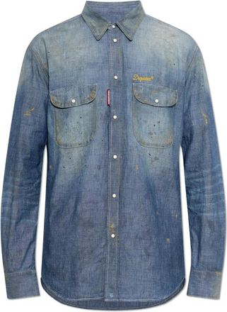 Dsquared2 Uomo, Magliette, Blu, XL, new