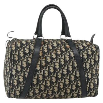 Dior Pre-owned Handbags, female, Blue, Size: ONE SIZE Pre-owned Boston Bag