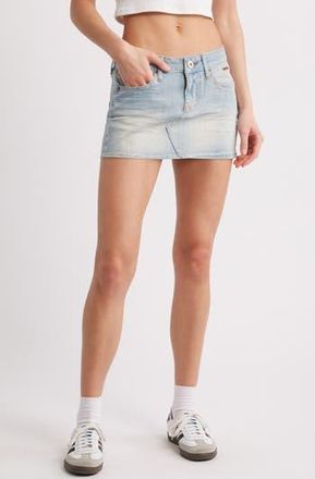BDG Ultra Denim Miniskirt in Bleach at Nordstrom Rack, Size X-Large