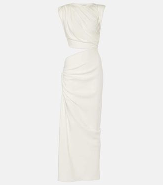 CHRISTOPHER ESBER Asymmetric draped maxi dress