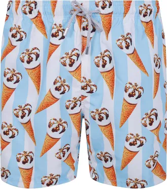 MC2 Saint Barth Swim Shorts With Ice Cream Print Gustavia