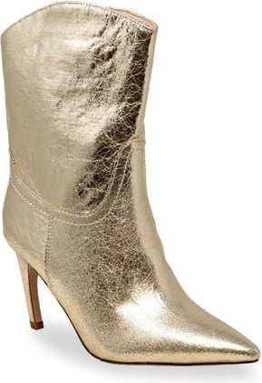 Chase + Chloe by Intouch Footwear Slouch Bootie in Gold Metallic at Nordstrom Rack, Size 6.5