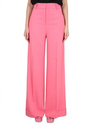 Moschino Pink Regular Flat Front Pants