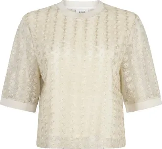 Aaiko Overhemden, Dames, Beige, M, Julice NY 521 Top
