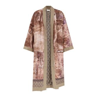 Pierre-Louis Mascia Kimonos, female, Brown, Size: ONE SIZE Aloe Kimono Silk