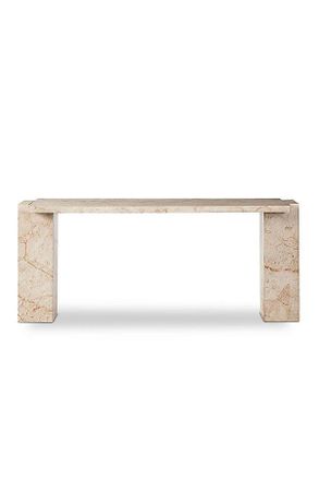 Anthropologie Romano Chunky Marble Console Table
