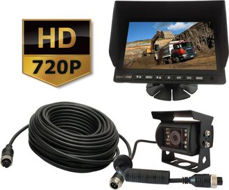 OEM Conjunto: Monitor Ahd De 7 Pulgadas + C&aacute;mara 720p + Cable De 15 M