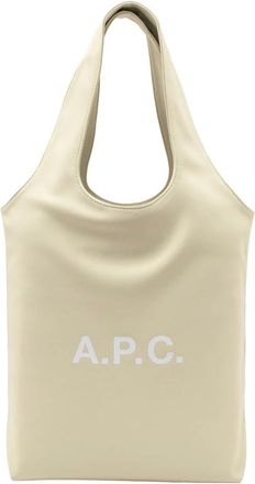 A.P.C. Tote Bags, female, Beige, Size: ONE SIZE Tote Ninon Small