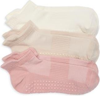 Yogalicious 3-Pack Pilates Socks in Soft Neutral Multi at Nordstrom Rack