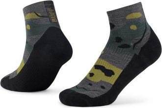 Buff Merino Lightweight Quarter Sock LWQ2 Multifunktionssocken - Unisex | schwarz