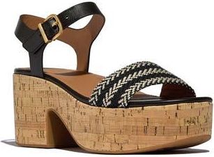 FitFlop Platform Sandal in Black at Nordstrom Rack, Size 10