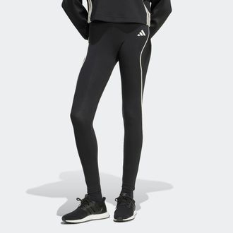 adidas Trainingstights ADIDAS SPORTSWEAR STADIUM LEGGINGS, Damen, Gr. XL, N-Gr, schwarz-weiss (schwarz, sanftes wei&szlig;), Obermaterial: 90% Baumwolle, 10% Elast