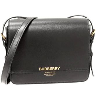 Burberry Pre-owned Cross Body Bags, female, Black, Size: ONE SIZE Pre-owned Vintage Crossbody Bag